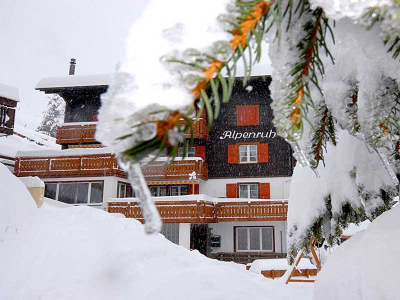 Chalet Alpenruh, Saas-Fee, Winterstimmung